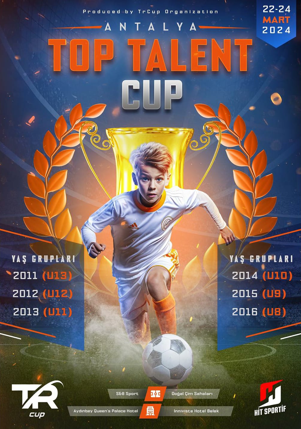 HİT SPORTİF TRCUP İŞBİRLİĞİ İLE "TOP TALENT CUP" BELEK-ANTALYA