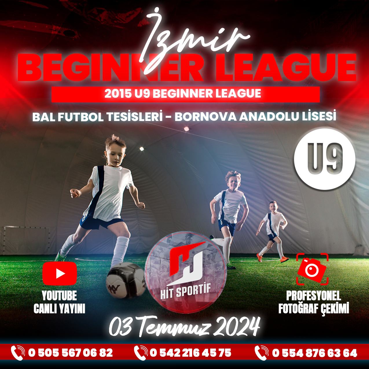 HİT SPORTİF U9 VE U10 BEGINNER LEAGUE BAŞLIYOR.